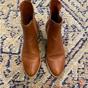 Loeffler Randall cognac boots size 7